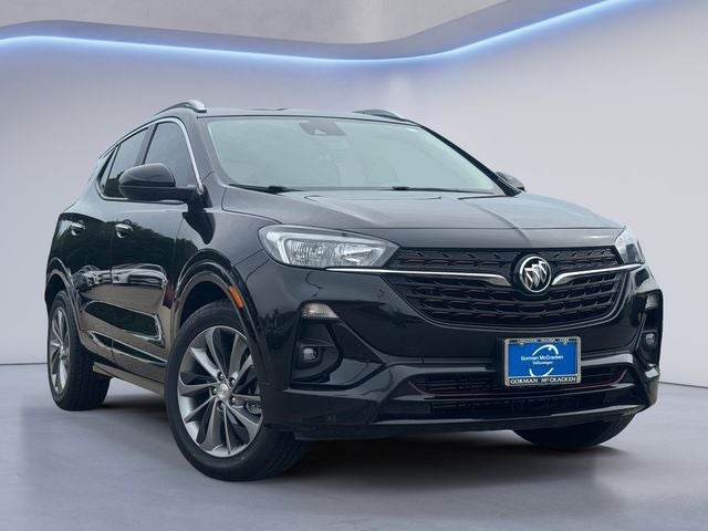 2022 Buick Encore GX Select in Ebony Twilight Metallic — front three-quarter view